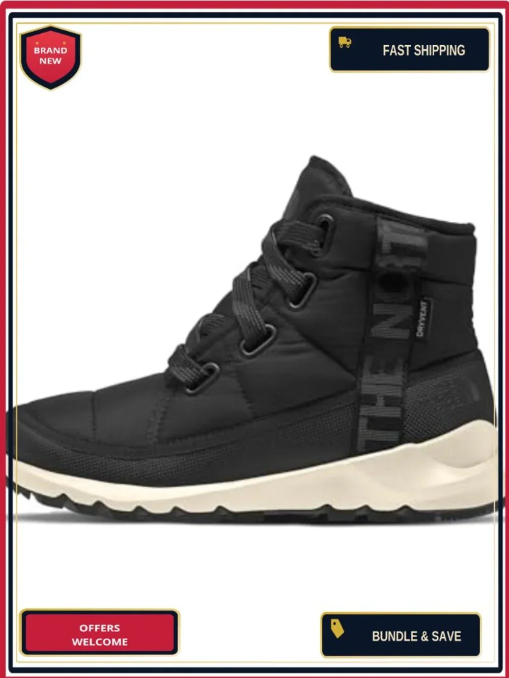 Insulated Waterproof Lace Up Snow Boots Women's Winter Ankle Boots